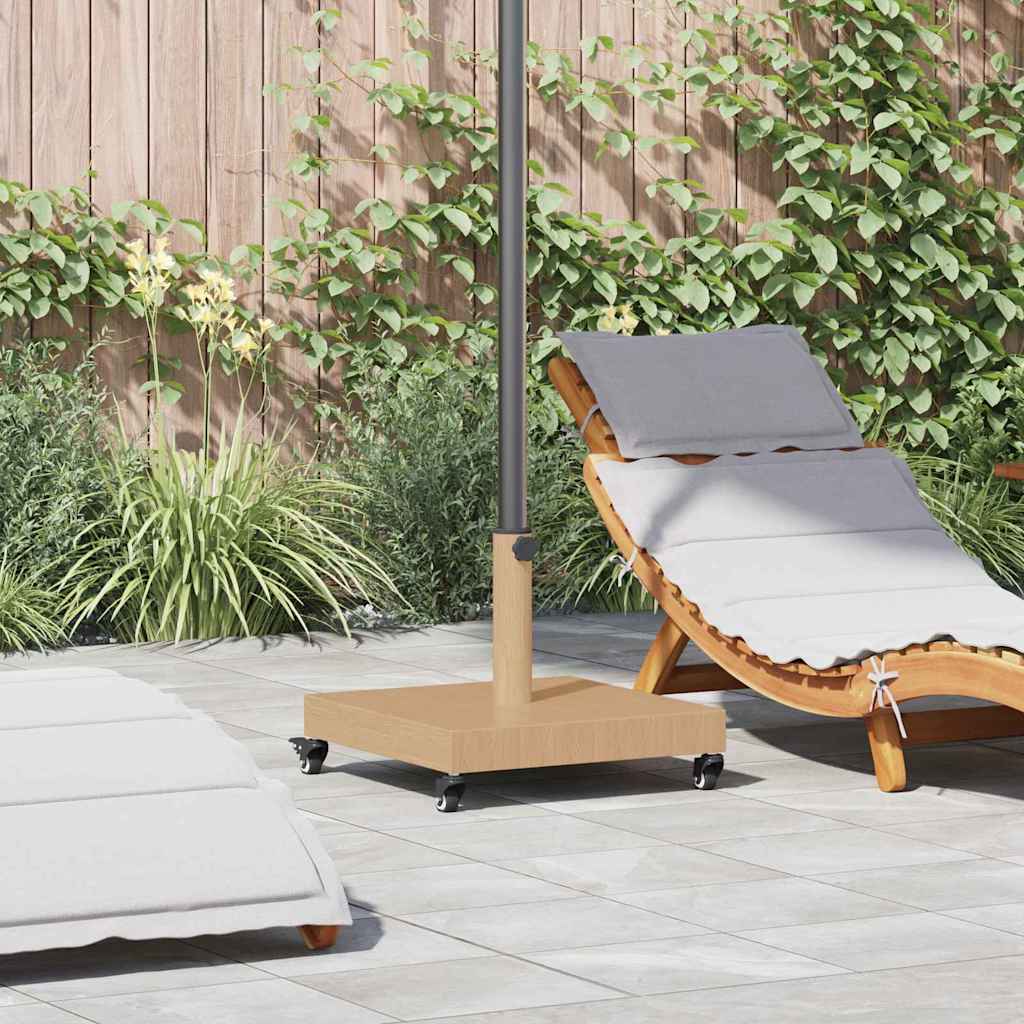 Baza za suncobran Svjetlo drvo 45 x 45 x 31,5 cm