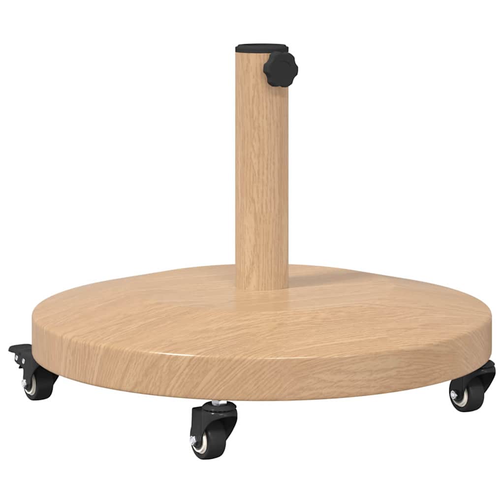 Baza za suncobran Svjetlo drvo 48 x 48 x 32 cm
