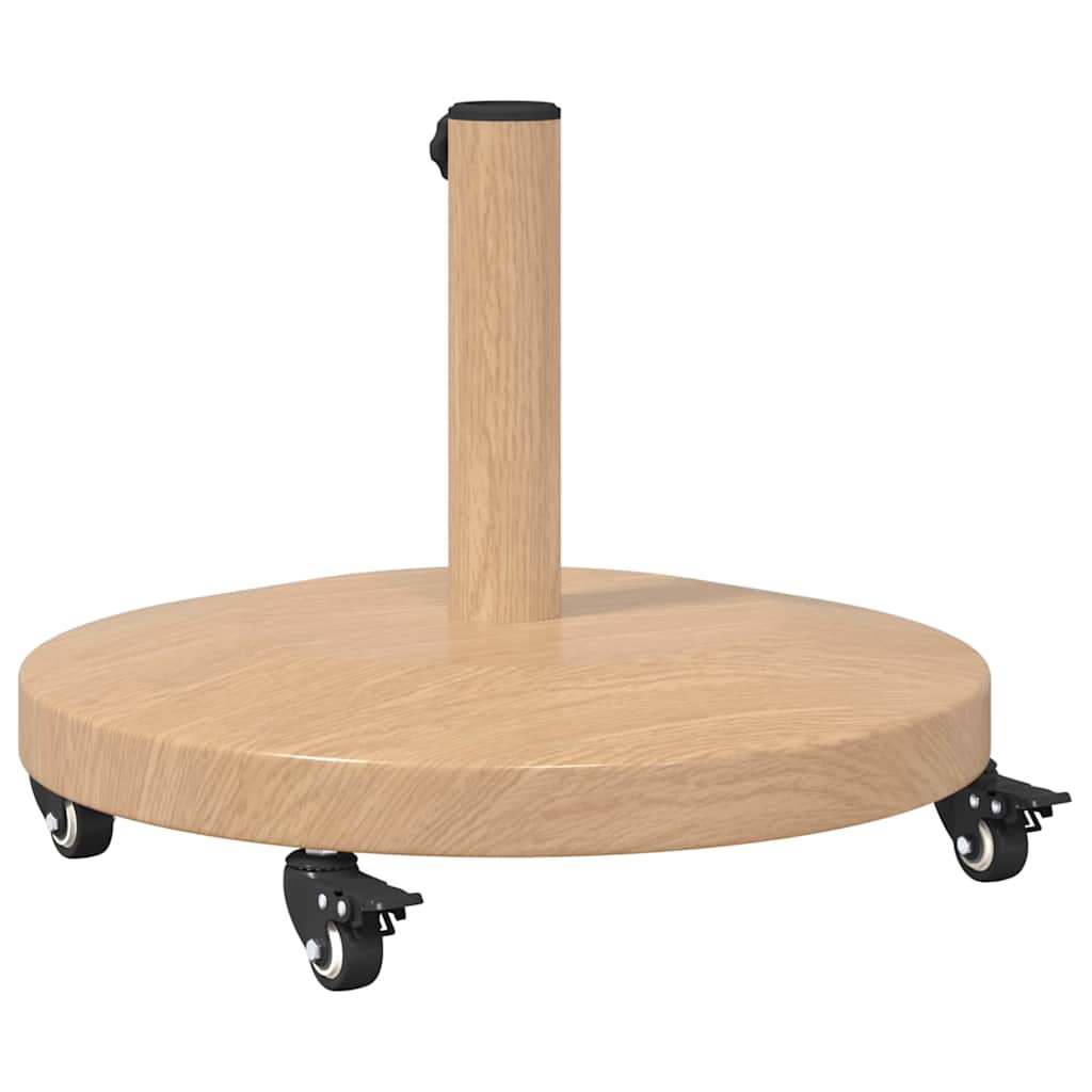 Baza za suncobran Svjetlo drvo 48 x 48 x 32 cm