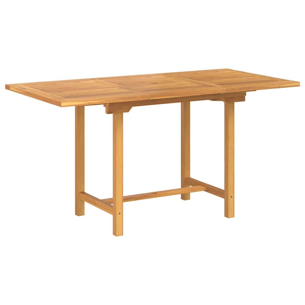 Vrtni set za objed 7 pcs Smeđa Čvrsto teak drvo
