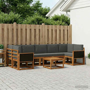 Set vanjskih sofa s jastukom 6 pcs