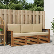 Setovi sofa 3 kom. Čvrsto drvo akacije