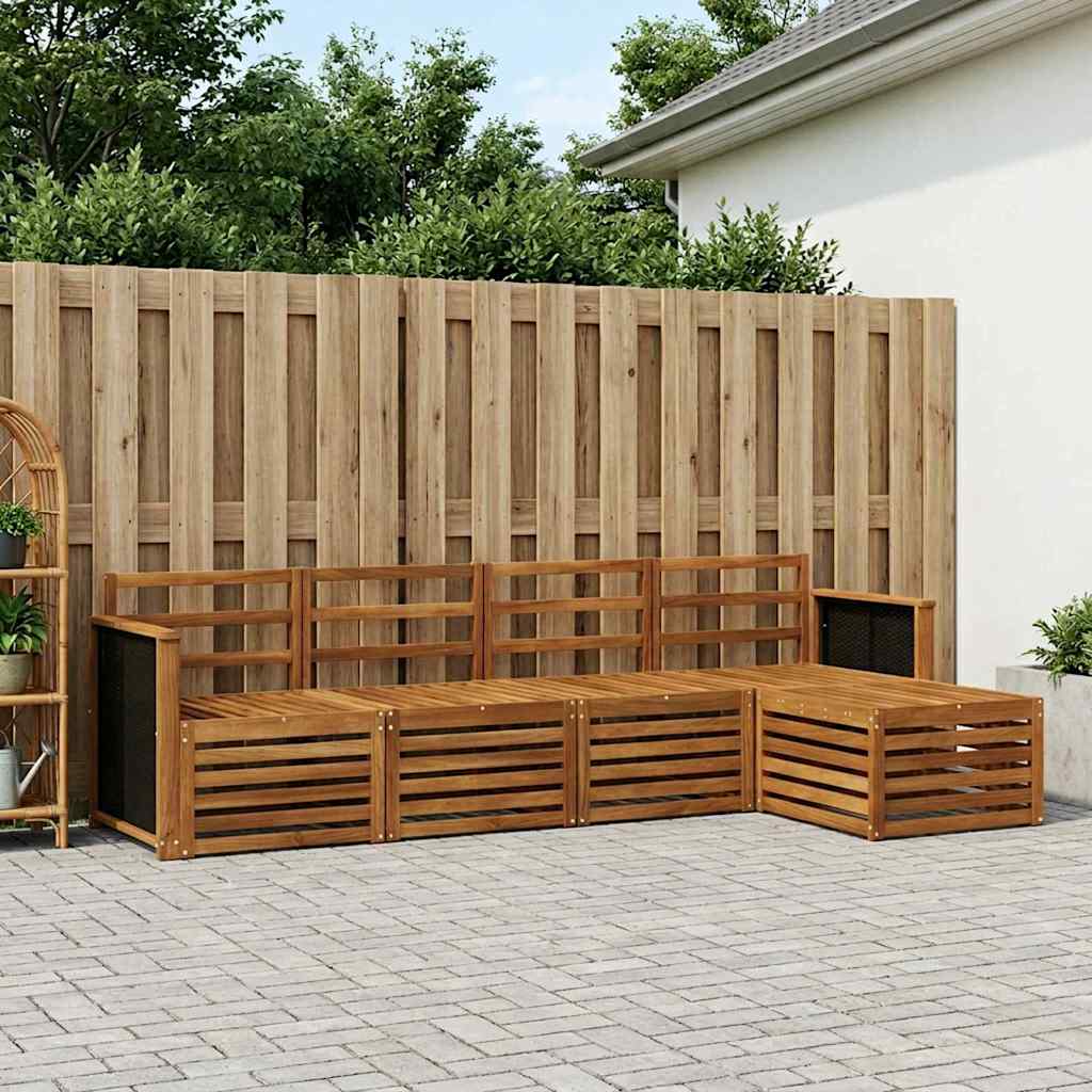 Set vanjskih sofa 5 pcs Prirodna