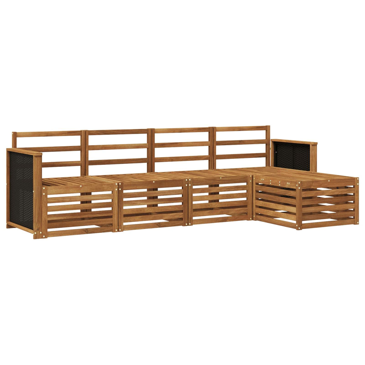Set vanjskih sofa 5 pcs Prirodna