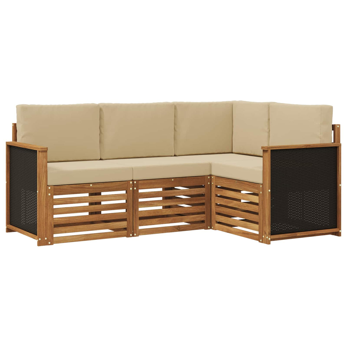 Set vanjskih sofa 4 kom. Poliester