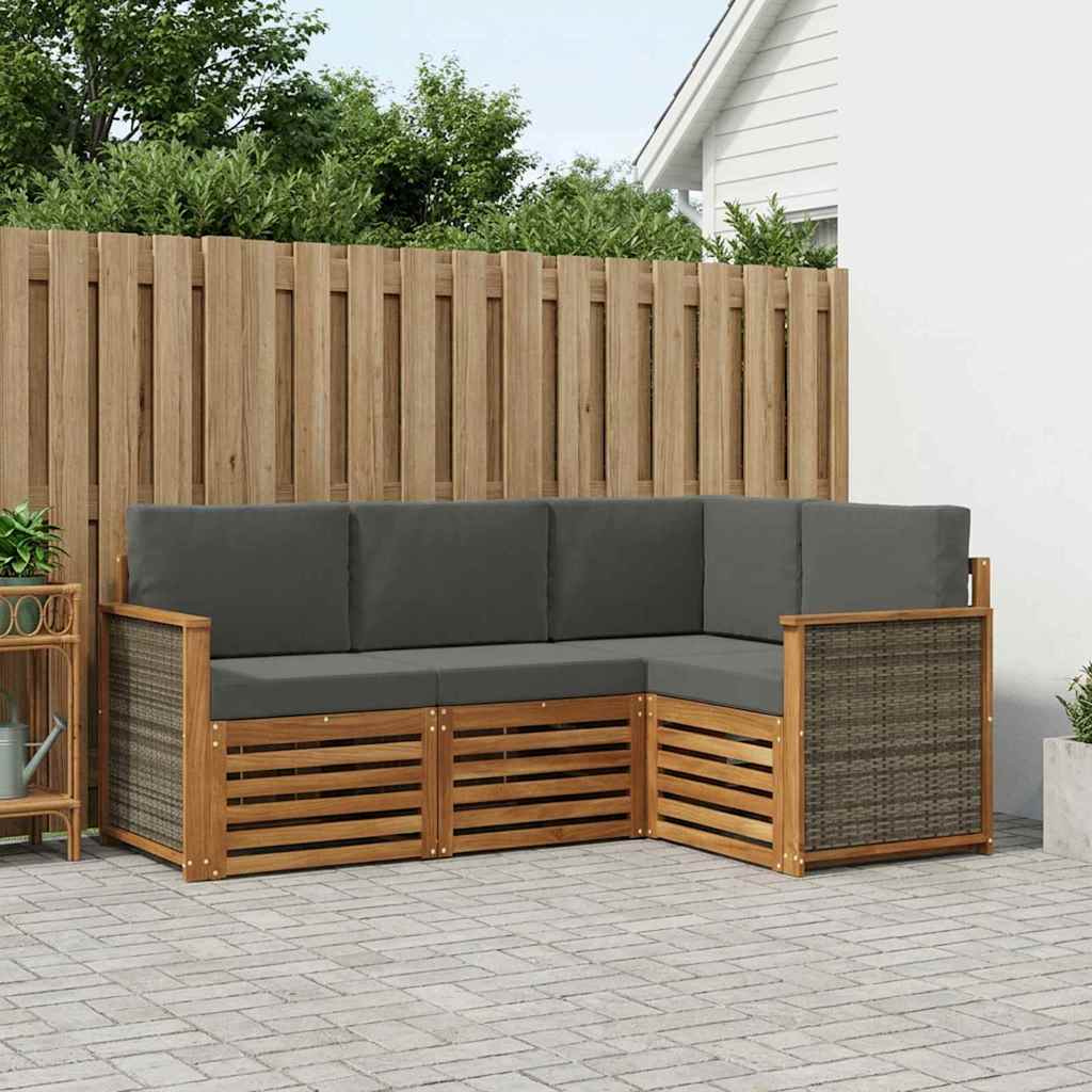 Set vanjskih sofa 4 kom. Poliester
