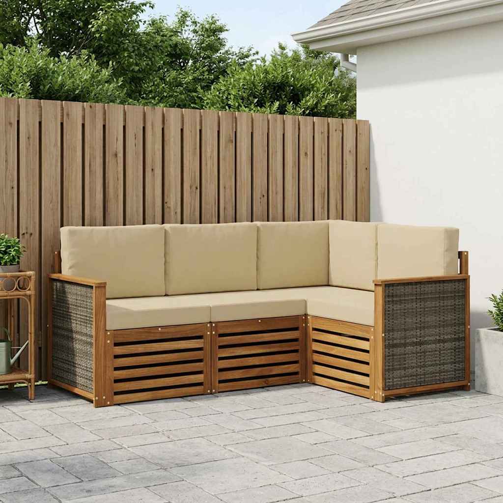 Set vanjskih sofa 4 kom. Poliester