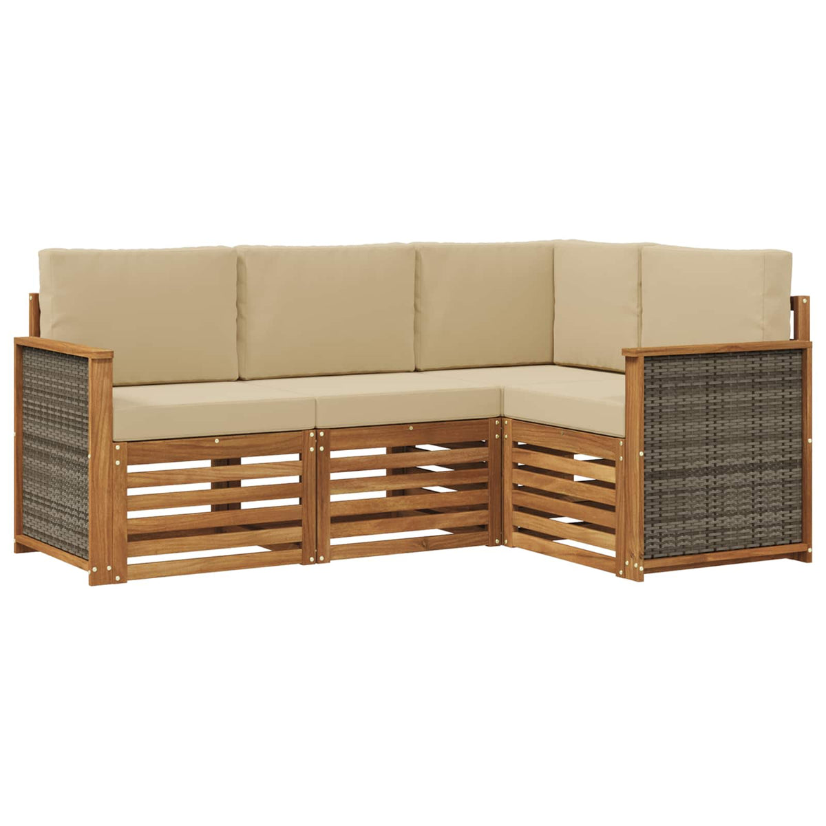 Set vanjskih sofa 4 kom. Poliester