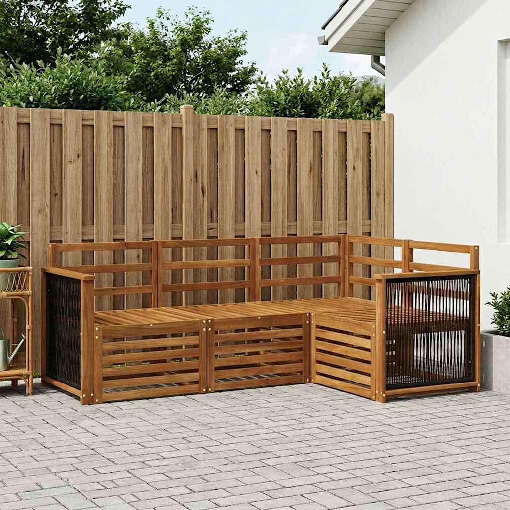Set vanjskih sofa 4 kom. Poliester