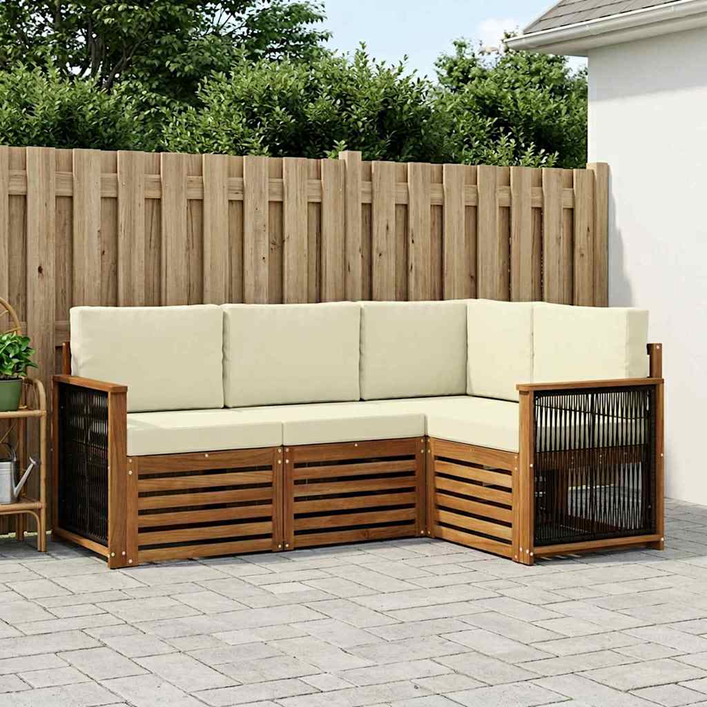 Set vanjskih sofa 4 kom. Poliester