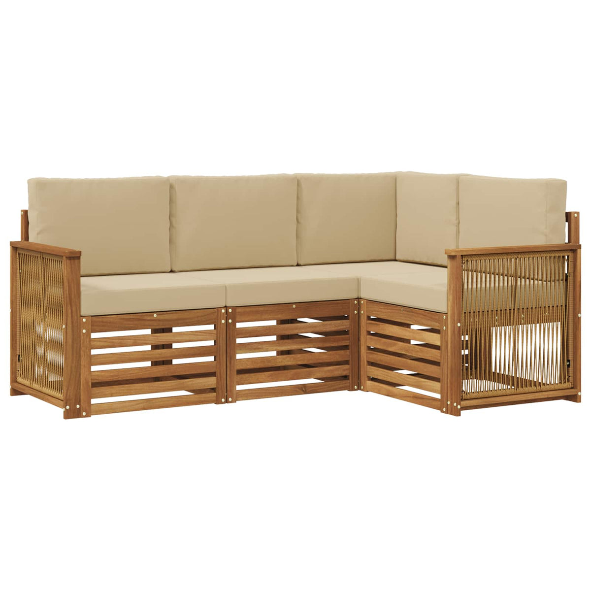 Set vanjskih sofa 4 kom. Poliester