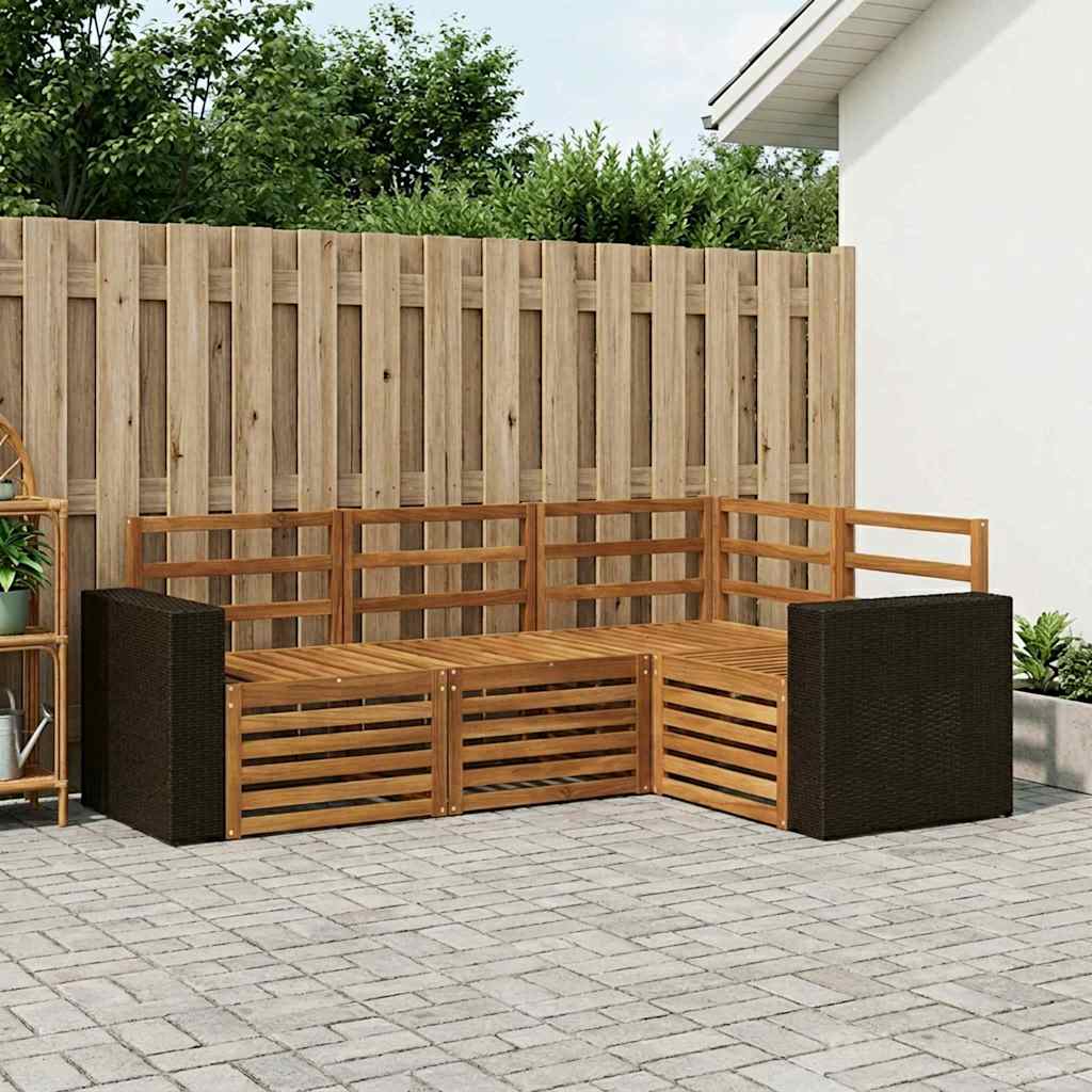 Set vanjskih sofa 4 kom. Poliester