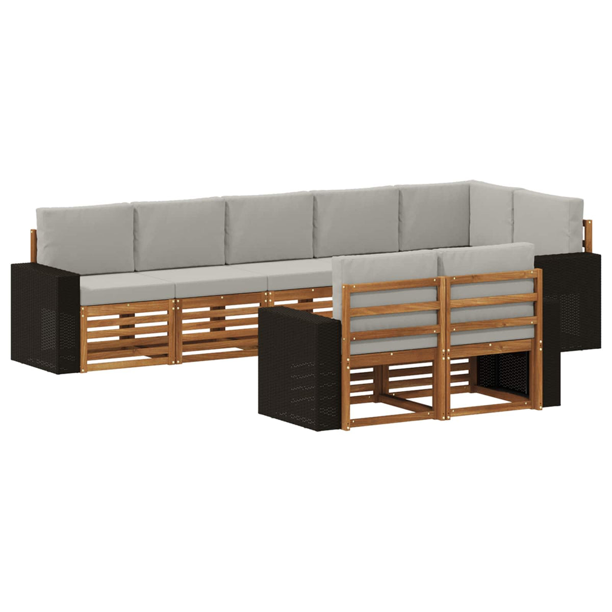 Set vanjskih sofa 8 kom. Poliester