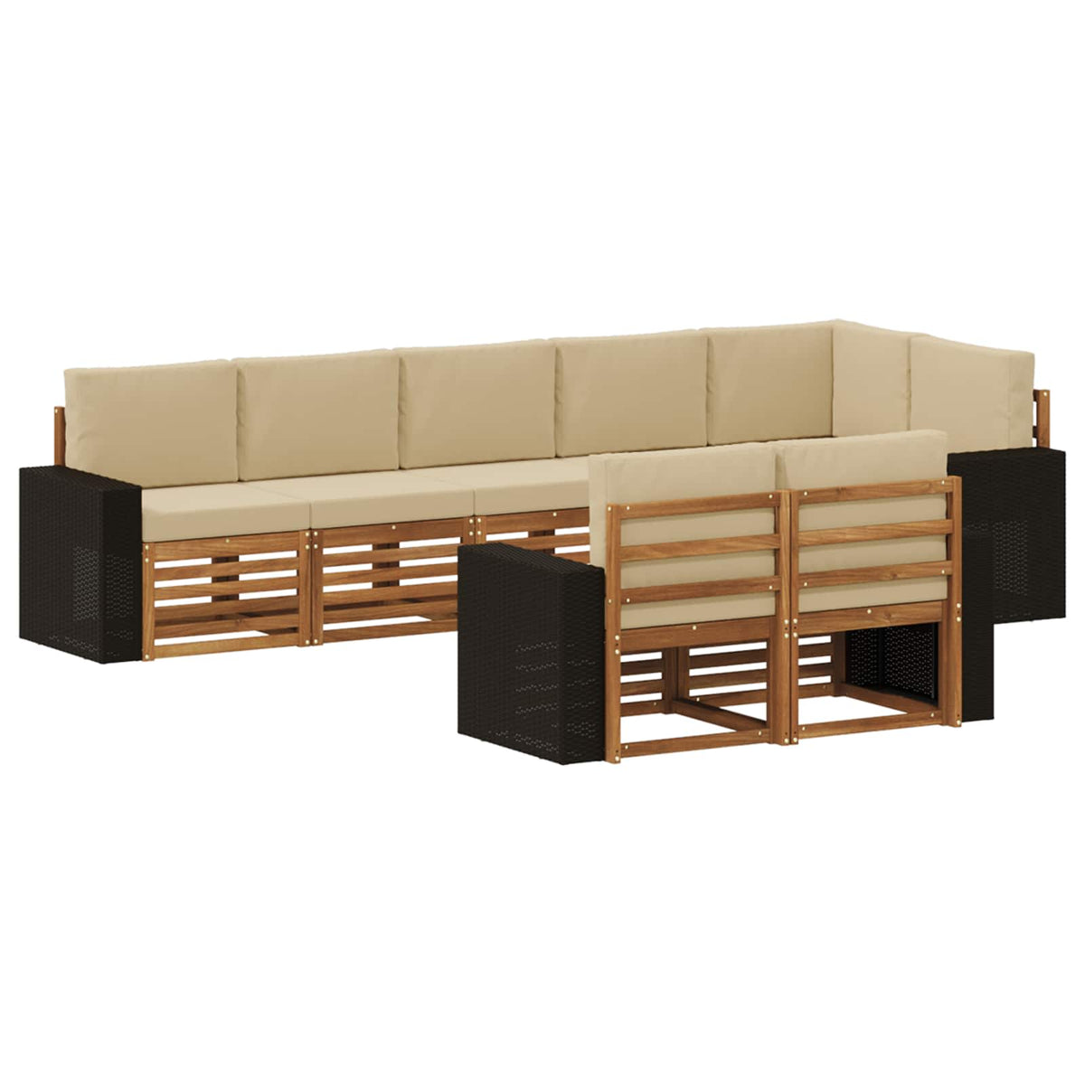 Set vanjskih sofa 8 kom. Poliester