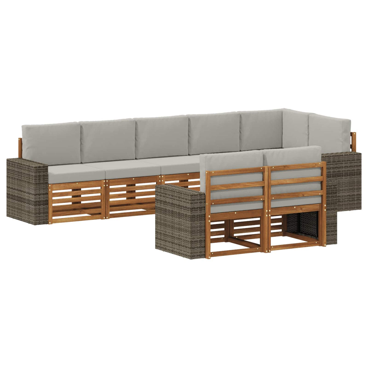 Set vanjskih sofa 8 kom. Poliester