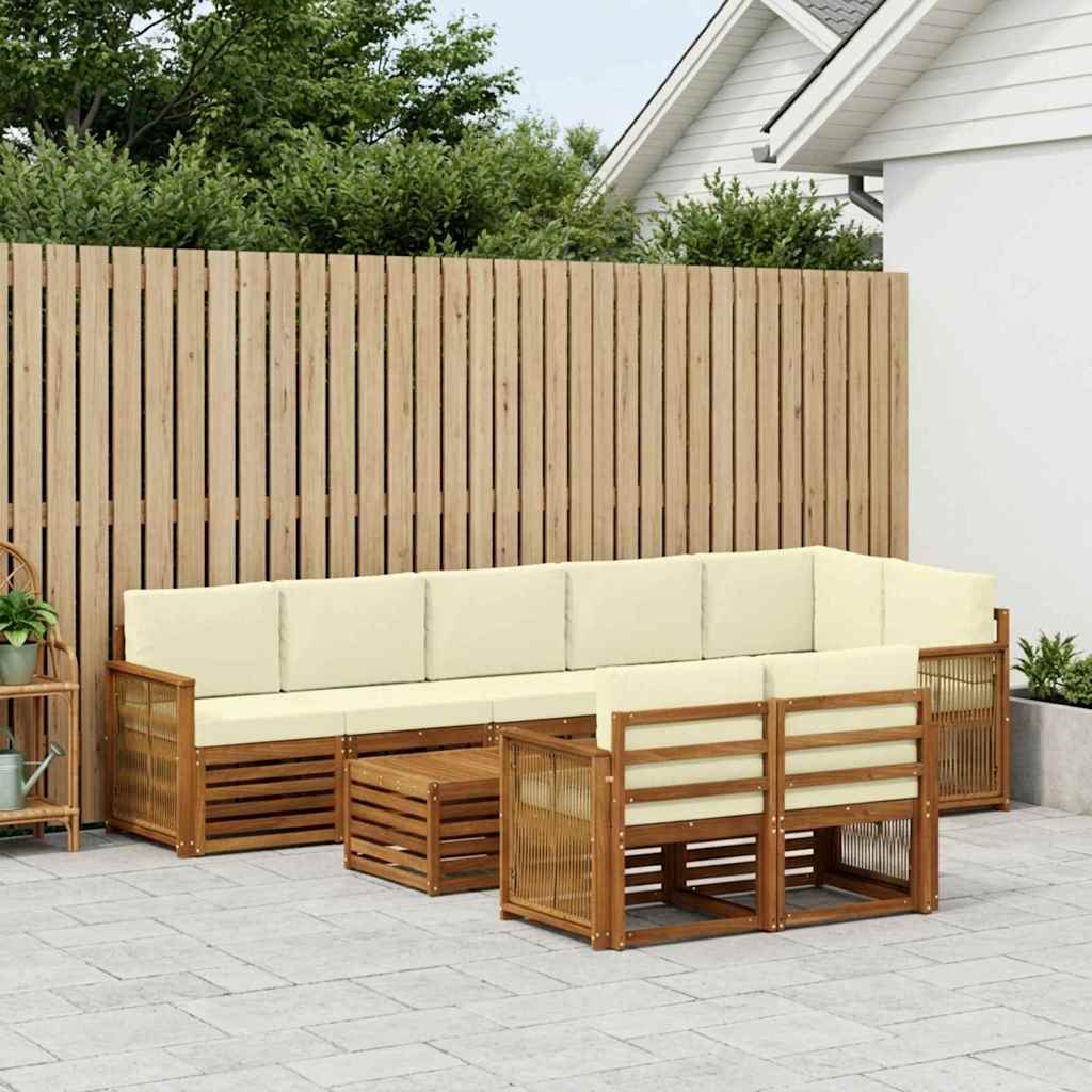Setovi sofa Čvrsto drvo akacije