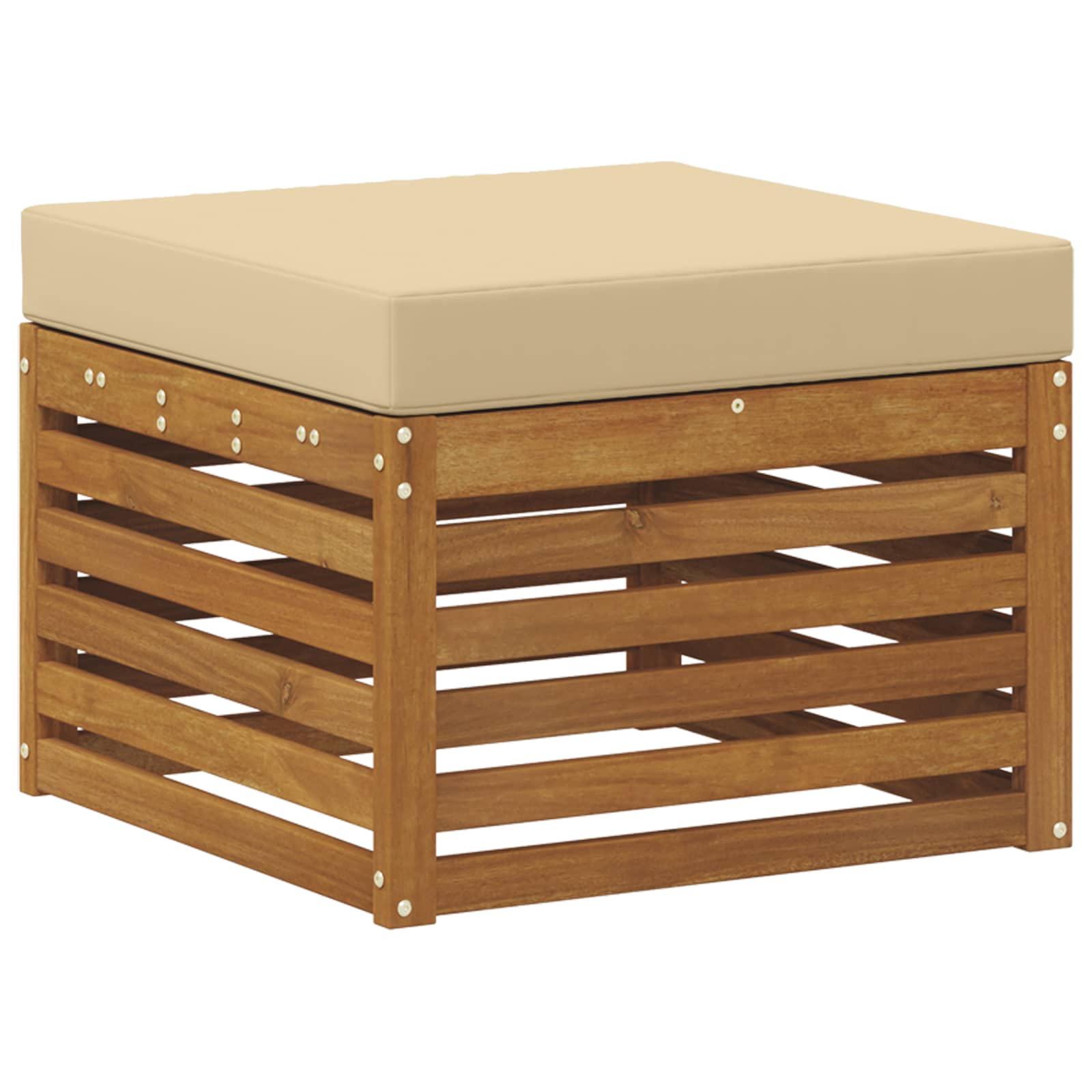 Set vanjskih sofa 6 kom. Prirodna