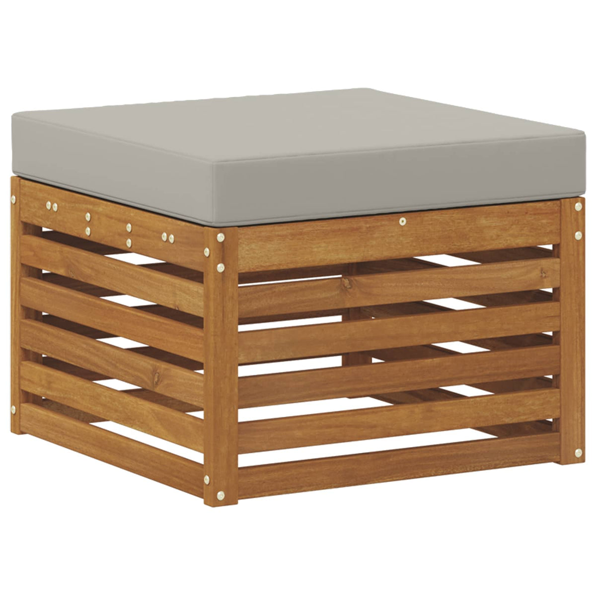 Set vanjskih sofa 7 kom. Prirodna i svjetlosiva