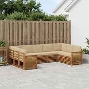 Set vanjskih sofa 7 kom. Prirodna