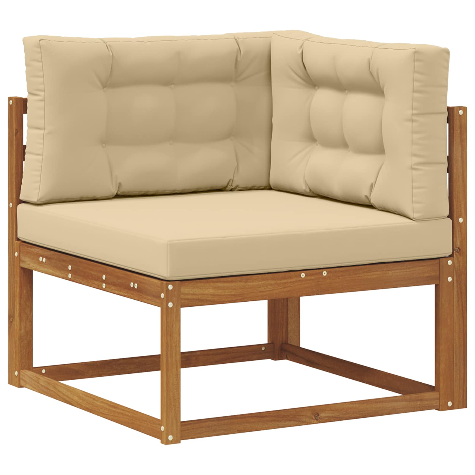 Set vanjskih sofa 6 pcs Prirodna i bež