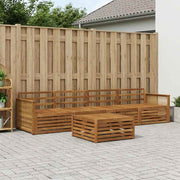 Set vanjskih sofa 5 kom. Prirodna Čvrsto drvo akacije