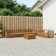 Set vanjskih sofa 7 kom. Prirodna Čvrsto drvo akacije