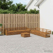 Set vanjskih sofa 9 kom. Prirodna Čvrsto drvo akacije
