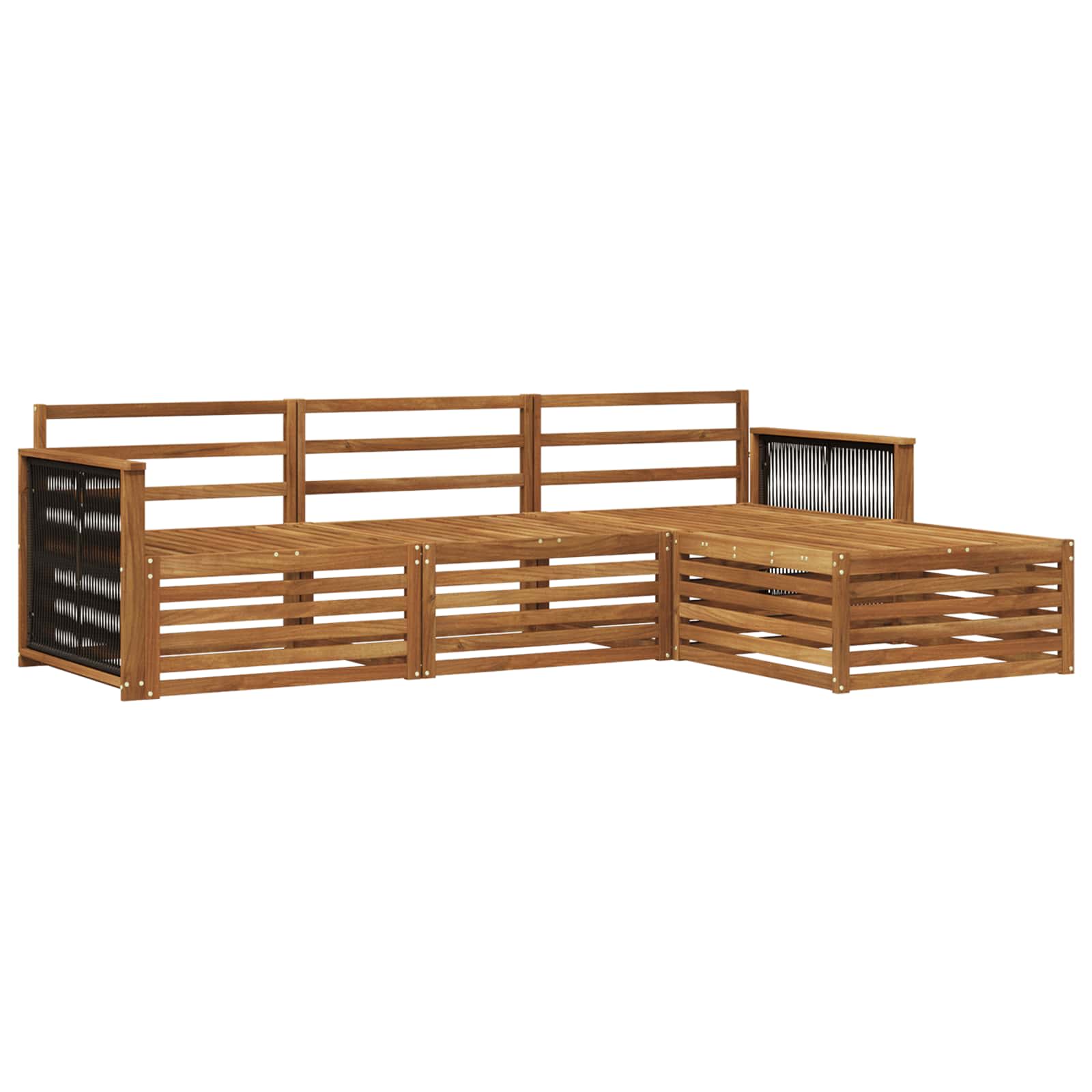 Set vanjskih sofa Prirodna 249 x 162,5 x 73 cm