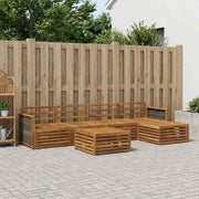 Set vanjskih sofa 6 kom. Prirodna Čvrsto drvo akacije