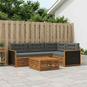 Set vanjskih sofa 5 pcs Prirodna i antracit 79 x 79 x 37 cm