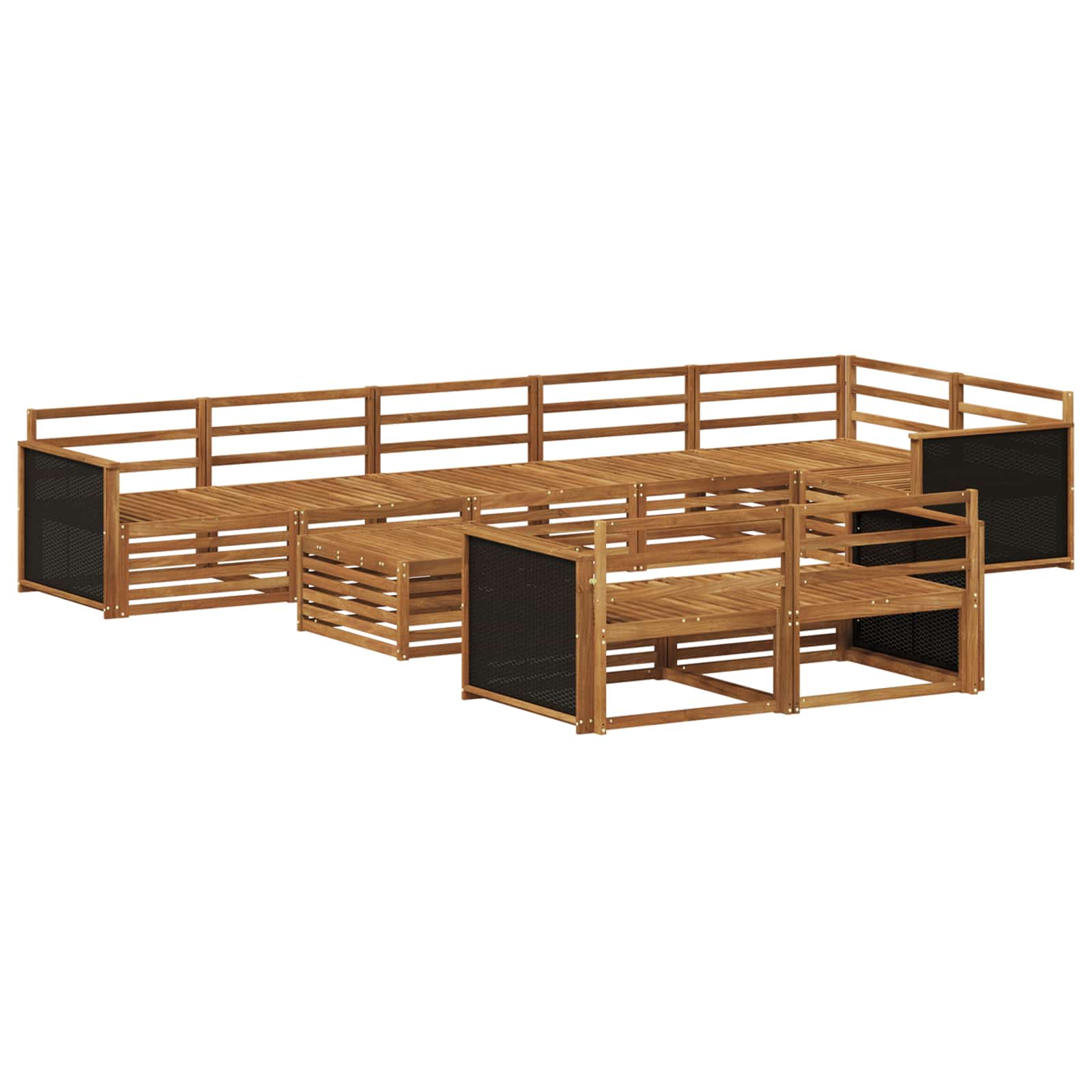 Set vanjskih sofa 9 pcs