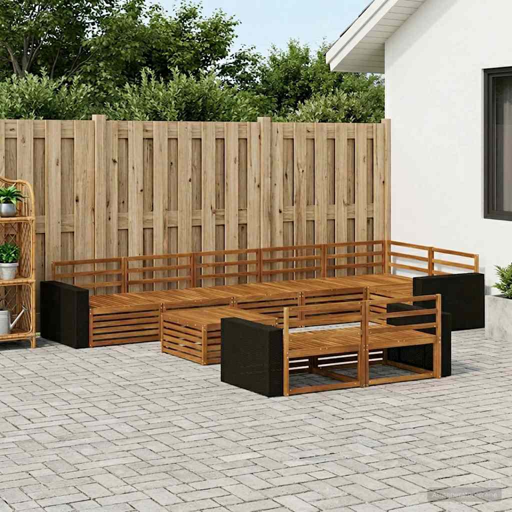 Set vanjskih sofa 9 pcs