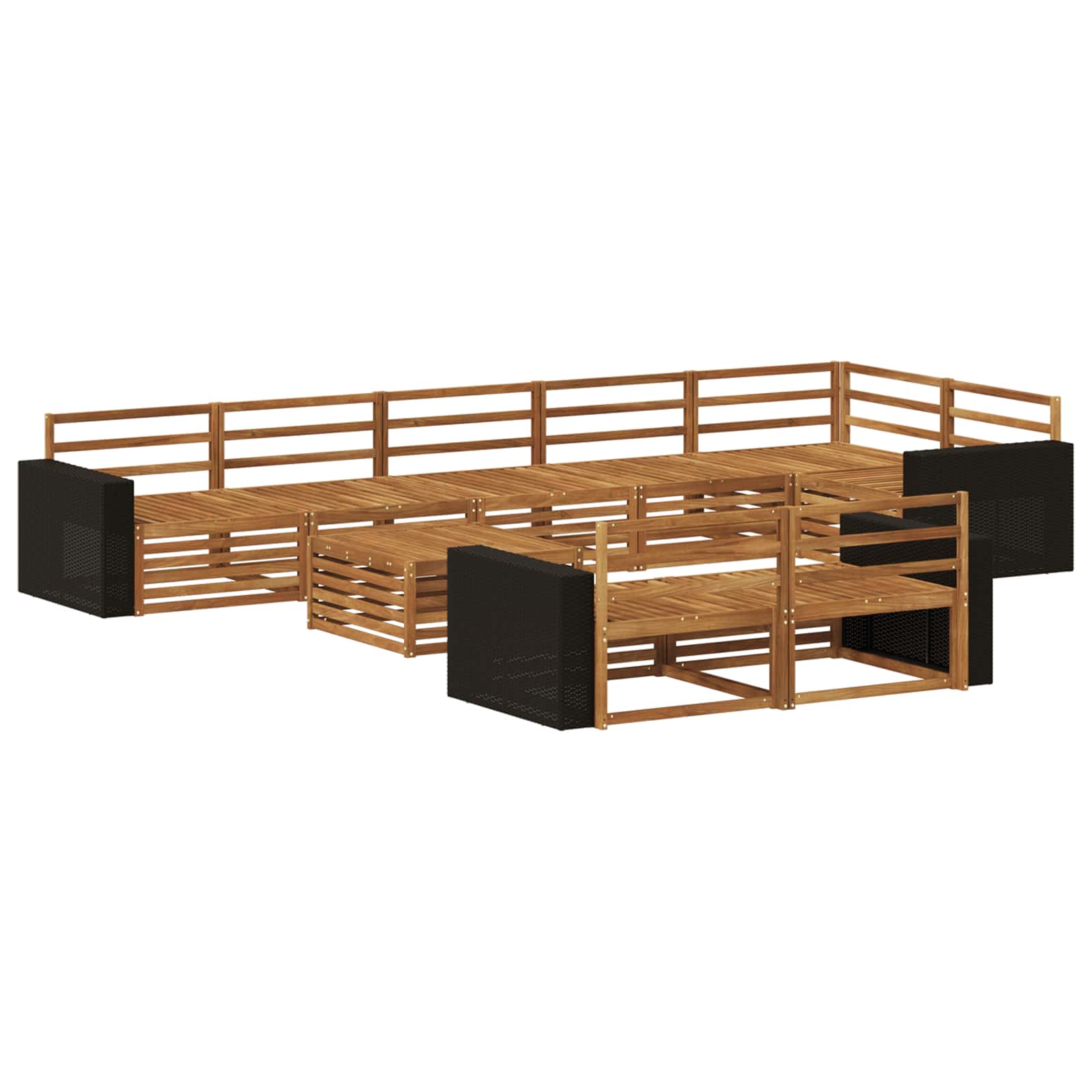Set vanjskih sofa 9 pcs