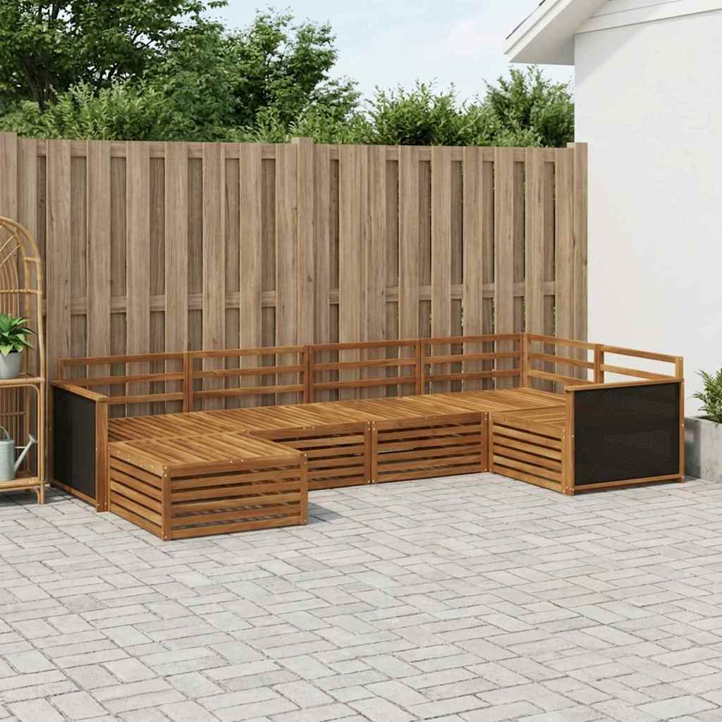 Set vanjskih sofa 6 pcs Prirodna