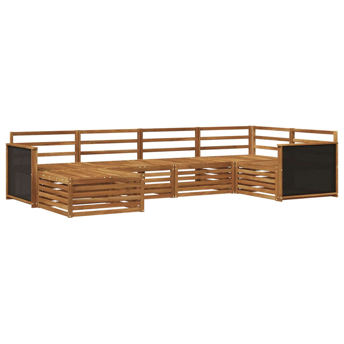 Set vanjskih sofa 6 pcs Prirodna