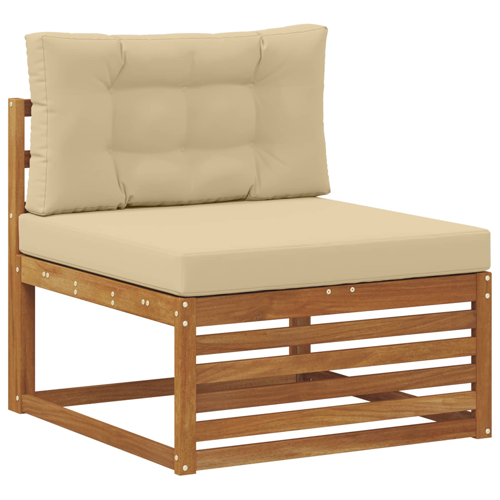 Setovi sofa 10 kom. Čvrsto drvo akacije