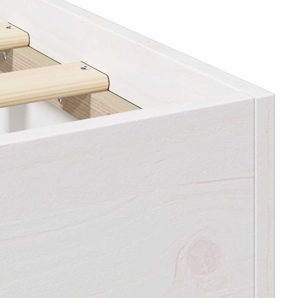 Krevetna konstrukcija Bijelo 90 x 200 cm