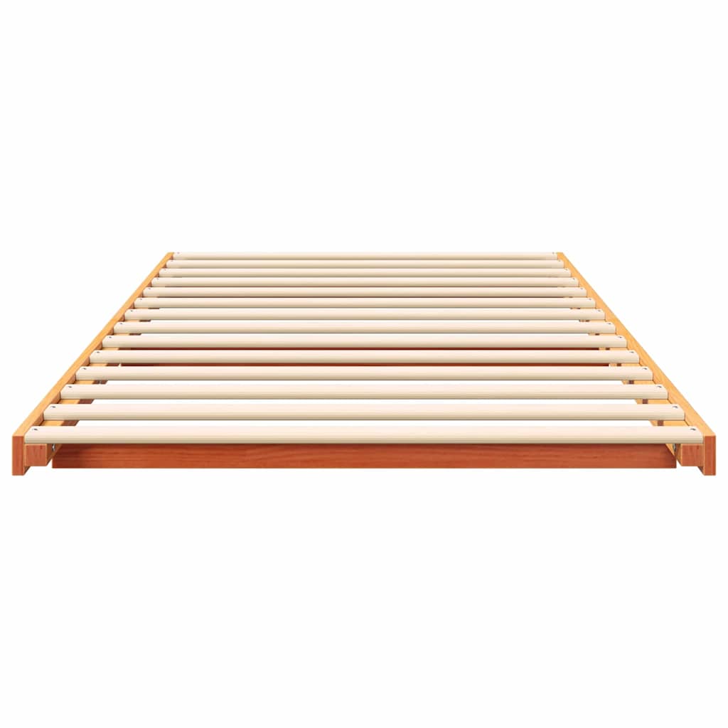 Krevetna konstrukcija Vosak smeđa 80 x 210 cm