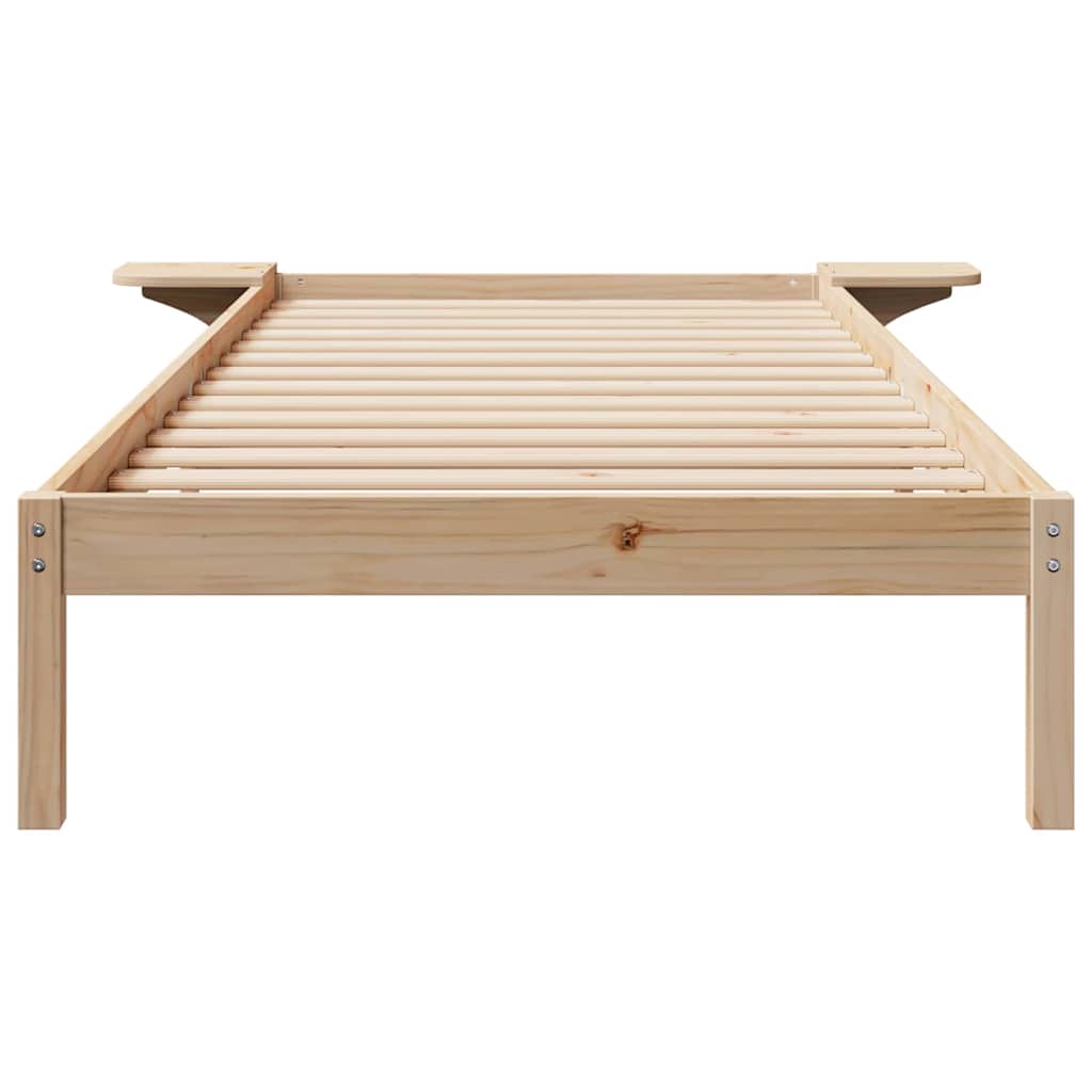 Krevetna konstrukcija s bočnim stolovima Prirodna 90 x 210 cm