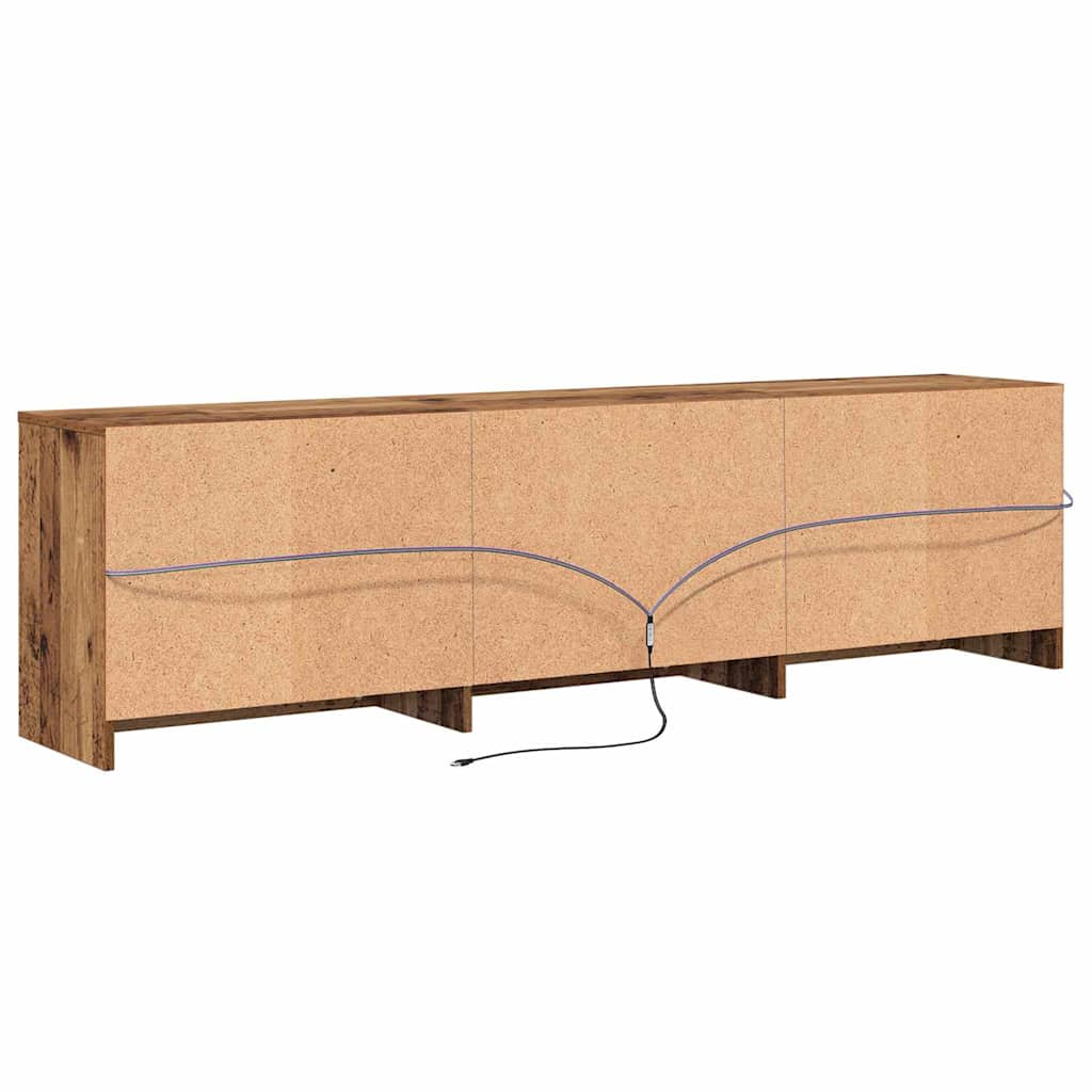 TV Jedinice 2 pcs Staro drvo 180 x 34 x 50 cm Konstruirano drvo
