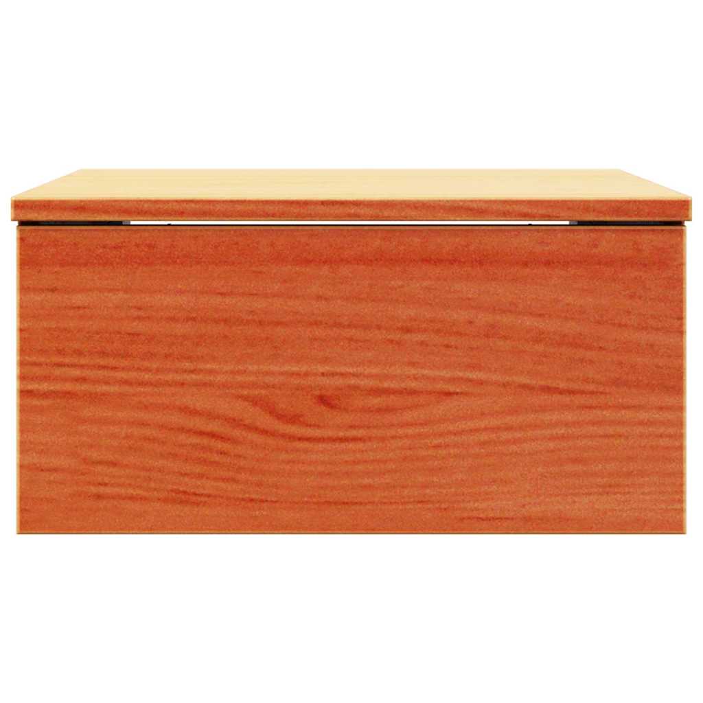 Noćni ormarić s ladicama 2 pcs Vosak smeđa 37 x 35 x 18,5 cm