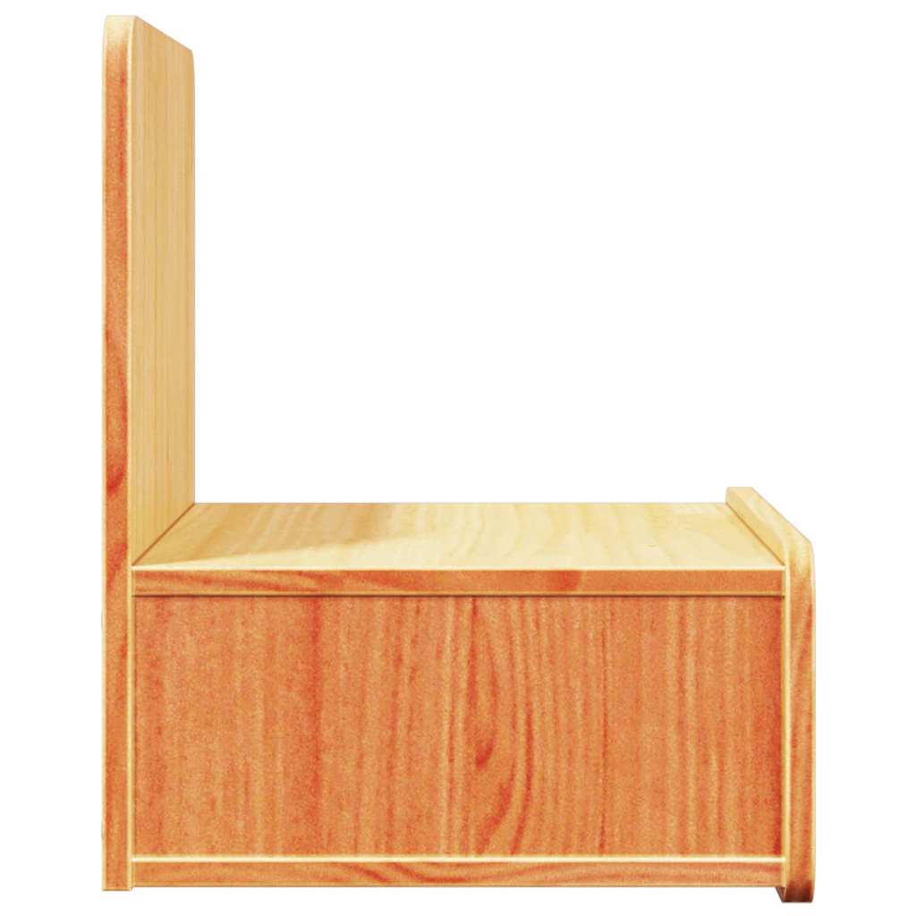 Noćni ormarić s ladicama 2 pcs Vosak smeđa 44 x 32,5 x 40 cm