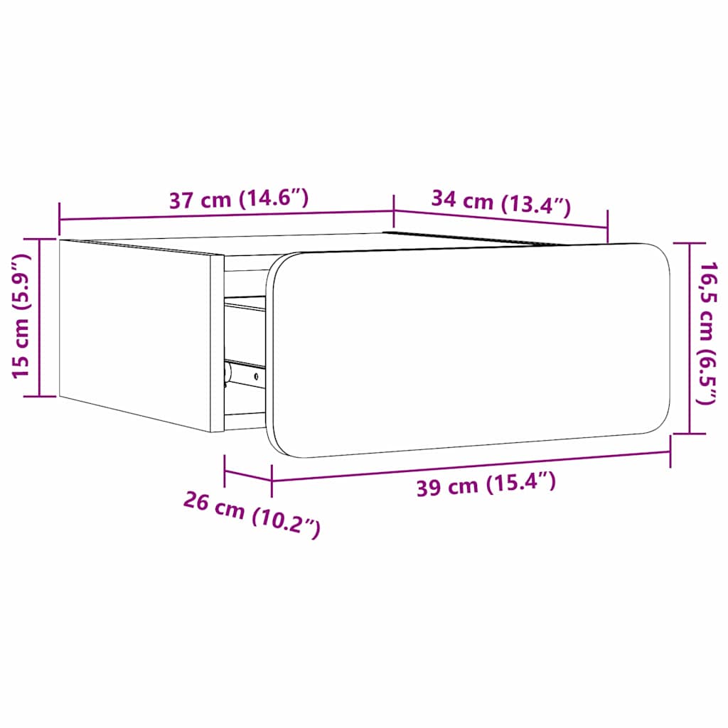 Noćni ormarić 2 pcs Bijelo 39 x 34 x 16,5 cm Masivna borovina