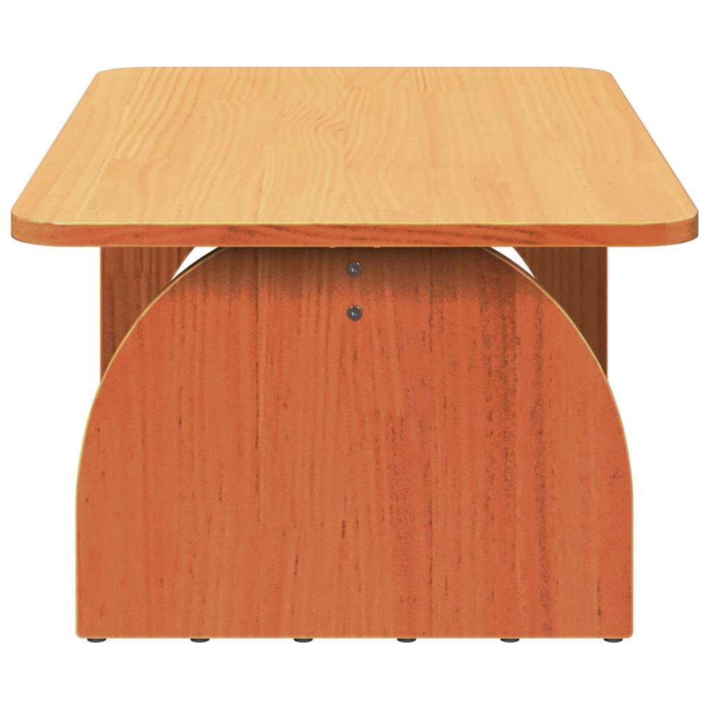 Kava Stol Vosak smeđa 80 x 50 x 31 cm Masivna borovina