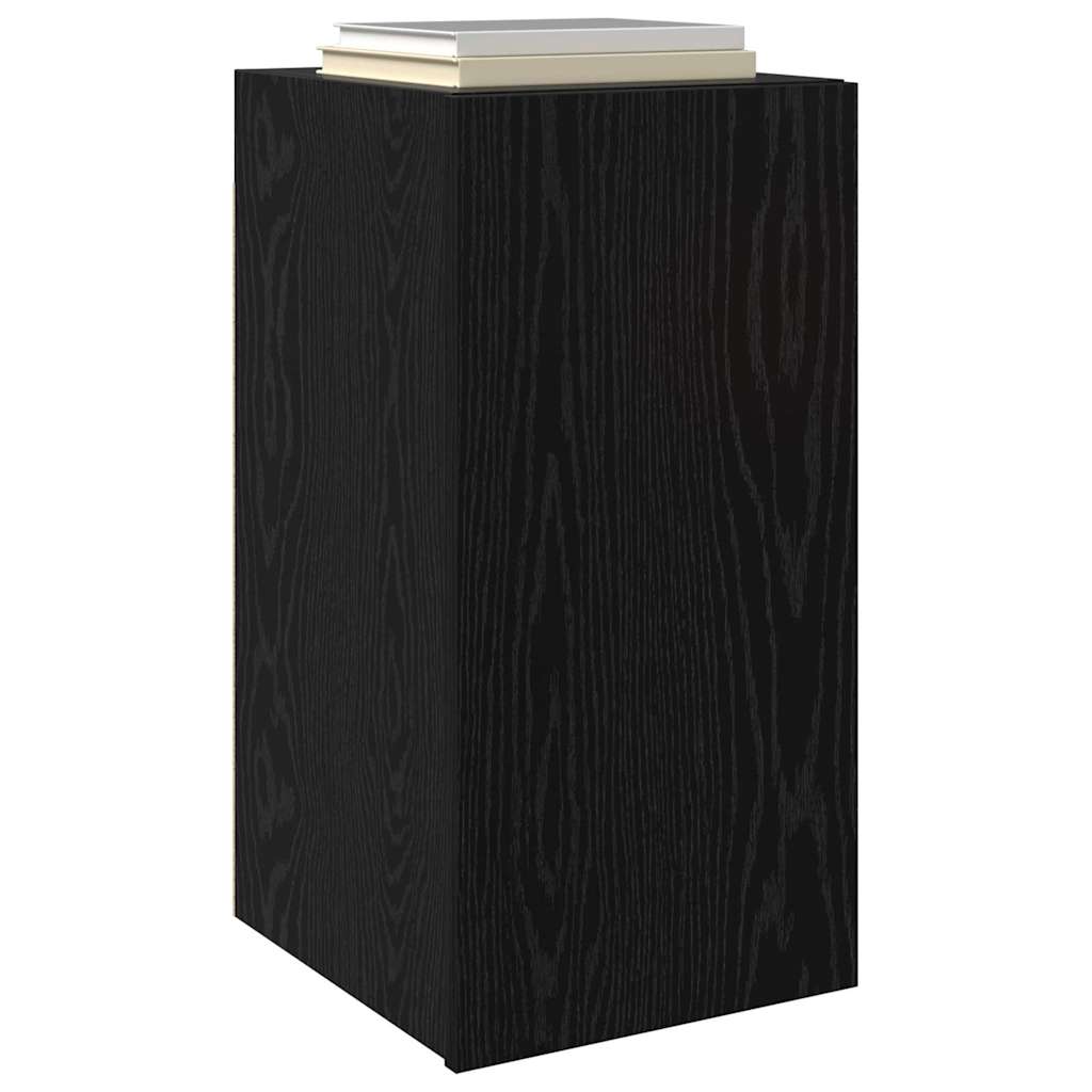 TV Kabinet za Zid Zidne 2 pcs Crni hrast 30,5 x 30 x 60 cm