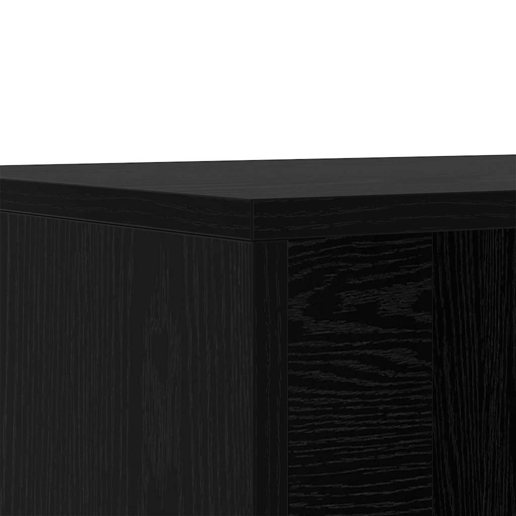 Klupa za cipele Crni hrast 102 x 35 x 35 cm Konstruirano drvo