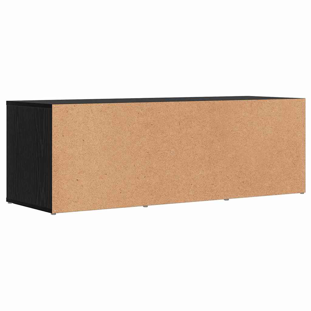 Klupa za cipele Crni hrast 102 x 35 x 35 cm Konstruirano drvo