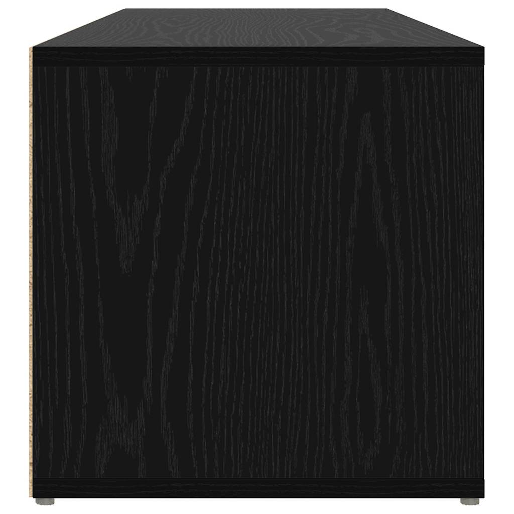 Klupa za cipele Crni hrast 102 x 35 x 35 cm Konstruirano drvo