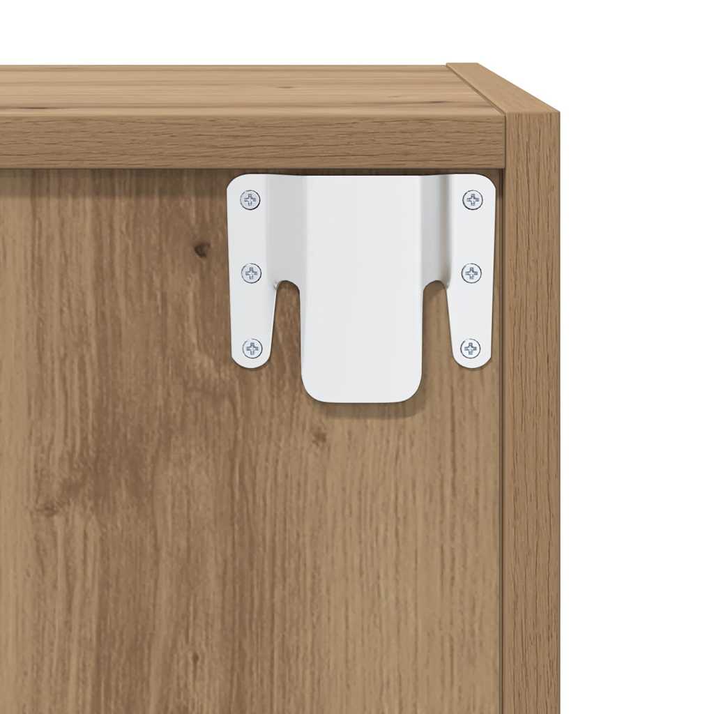 Ormar za Zid s policom 2 pcs Umjetnički hrast 37 x 37 x 37 cm