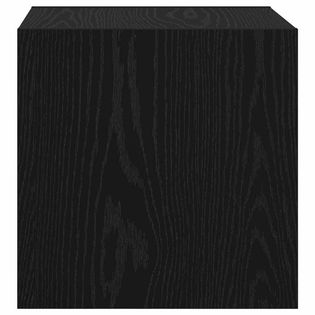 Ormar za Zid 2 pcs Crni hrast 37 x 37 x 37 cm Konstruirano drvo